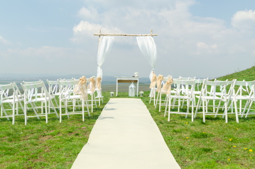 Canva Wedding Ceremony on a Hill